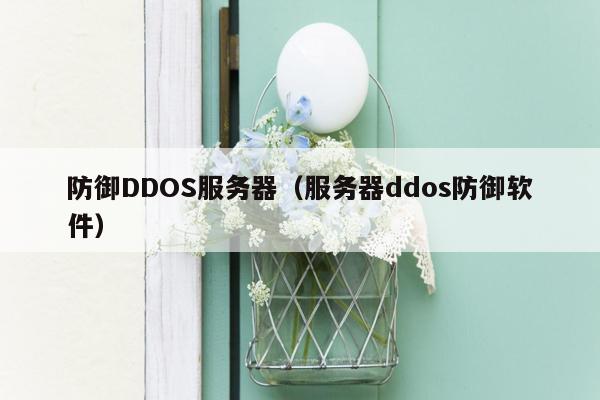 防御DDOS服务器（服务器ddos防御软件）