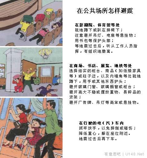 地动防护知识（图片版），地动来了不要怕，按图避震保安详