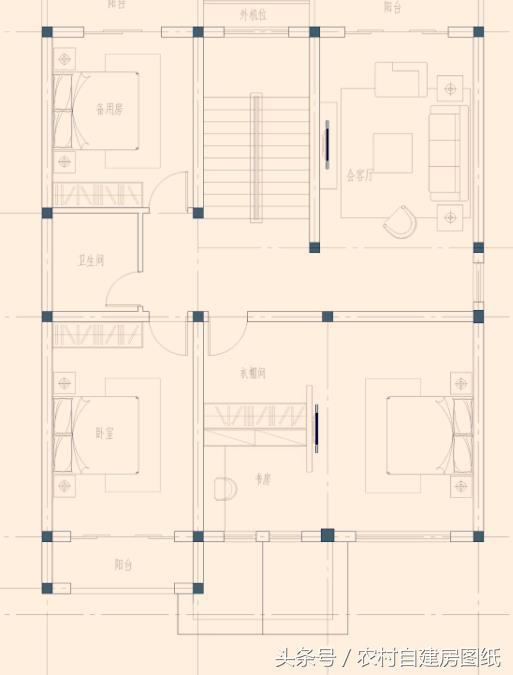 7款三层农村自建房设计，4款带堂屋，3款造价不超过30万