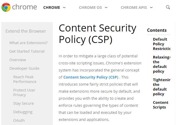 Chrome浏览器CSP<strong><span class=