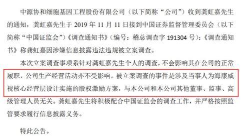 证监会调查龚虹嘉怎么回事？龚虹嘉个人资料简历做了什么被调查