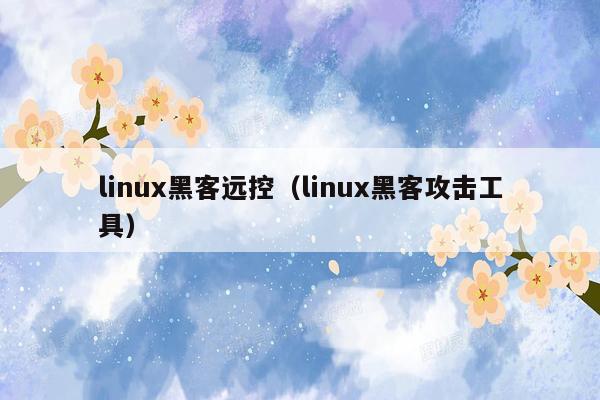 linux黑客远控（linux黑客攻击工具）